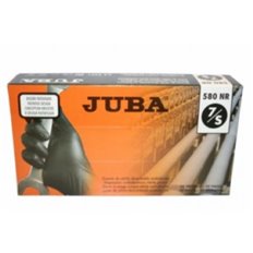 Guante Desechable Nitrilo Grippaz Negro 50 Uds Talla 7 Juba