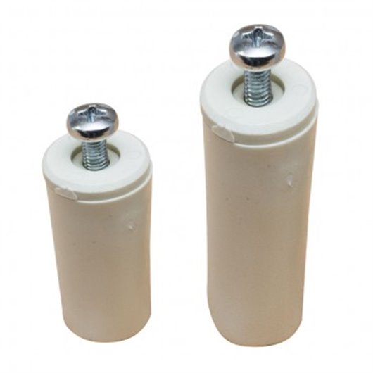 Tope Persiana 40Mm Marfil 25Uds Micel