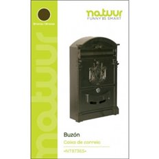 Buzon Exterior 25X8X40,8Cm Natuur Aluminio Bronce Imperio Nt97365