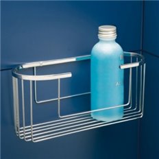 Cestillo Baño 30X11X13Cm Oval Metal Cromo Tatay