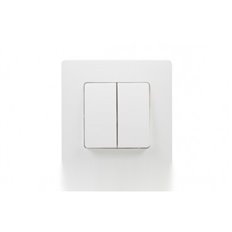 Conmutador Doble Blanco Serie Niloe Legrand