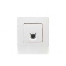 Toma De Telefono Rj11 Blanca Serie Niloe Legrand