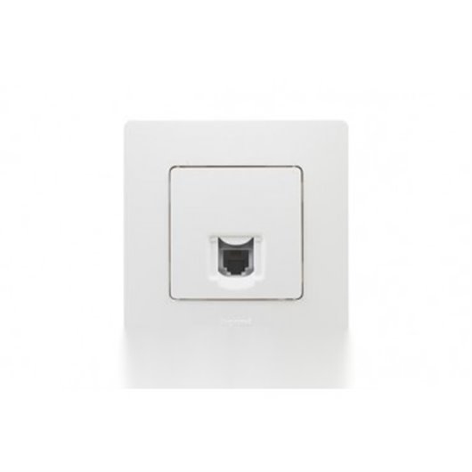 Toma De Telefono Rj11 Blanca Serie Niloe Legrand
