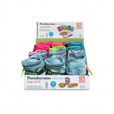 Portabocadillos Enrollable Zipper Roll Fluor Iris