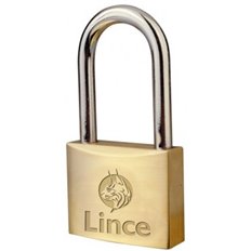 Candado Seguridad  50Mm Arco Largo Laton Lince