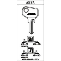 Llave Cilindro En Bruto Jma Acero Ab-6D