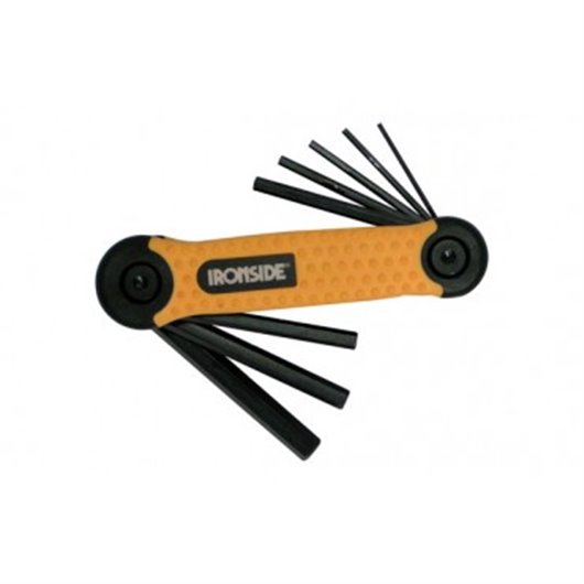 Llave Allen Hexagonal En Navaja Juego 8 Piezas De 1,5 A 8 Mm Ironside