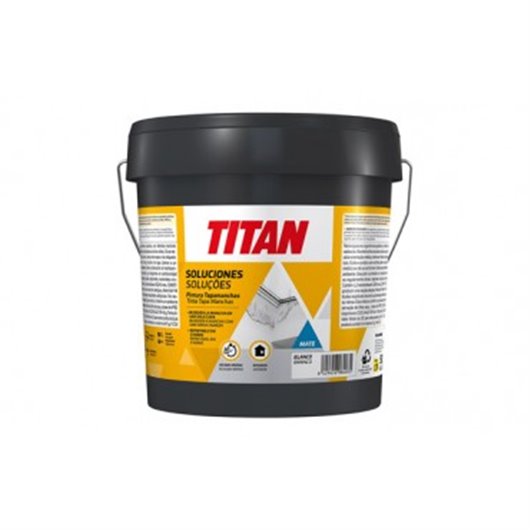 Pintura Plastica Soluciones Tapamanchas 1 L Blanco Titan