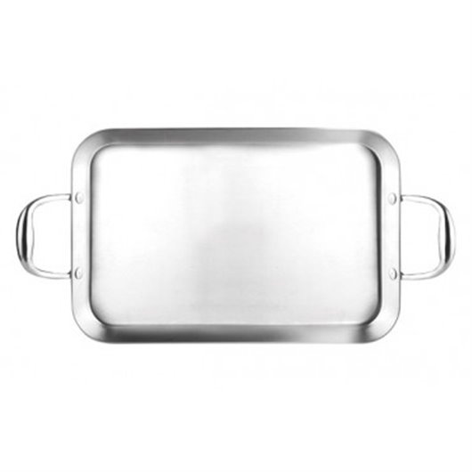 Grill Rectangular Triply Natural 38X25Cm Ibili