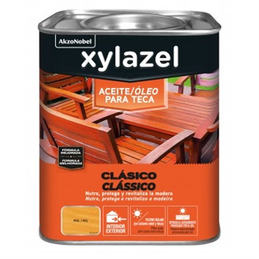 Aceite Teca Clasico 750 Ml Miel Xylazel