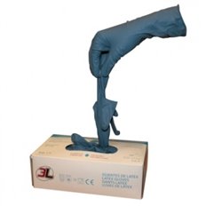 Guante Desechable Xl10 Sin Empolvar Nitr. Az 3L 100 Pz