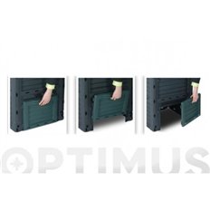 Compostador Eco Gris 300 L 61X61X83 Cm