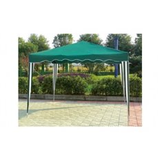 Cenador Jard 3X3 Mt Natuur Met Verde/Blanco Nt71060 Import