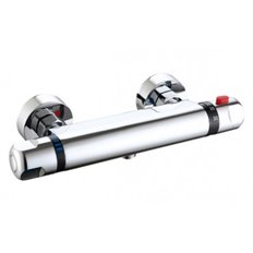 Grifo Baño Ducha Monomando  Termostato  Cromo  Caceres Vivahogar