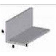 Perfil Angulo Aluminio Anod.Plata 1 M 20 X 20 X 1 Mm Arcansas