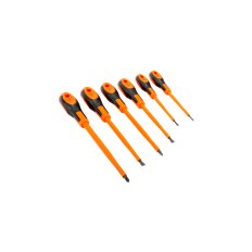 Destornillador Aislado 4Recto+2Phillips Varilla Proteguida 620 Bahco 6 Pz