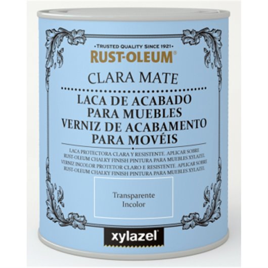Barniz Protecion Para Muebles 750 Ml Tra Al Agua Mate Chalky Fini