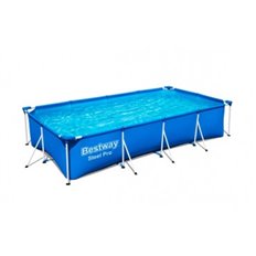 Piscina Pvc Rectangular 400X211X81Cm Cartucho 5700Lt Splash Fp 