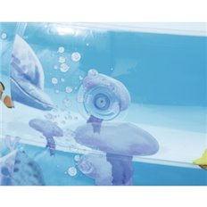 Piscina Hinchable Ovalada 262X157X46Cm Fam Fondo Mar 