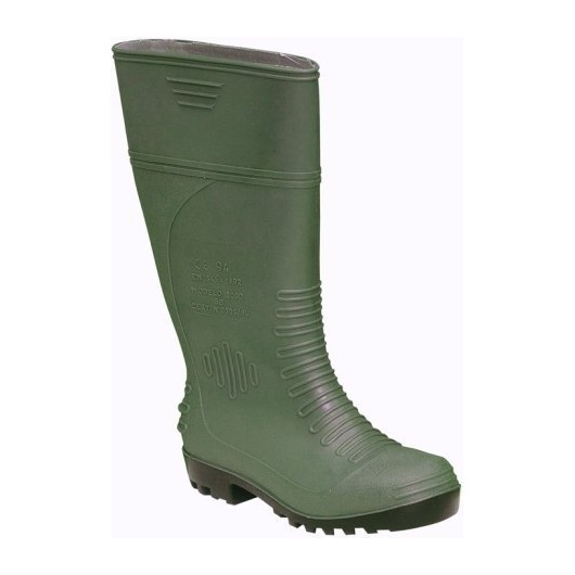 Bota Agua T41 Alta Pvc Verde Puntera/Plantilla P'Agua