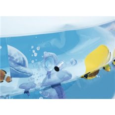 Piscina Hinchable Ovalada 262X157X46Cm Fam Fondo Mar 
