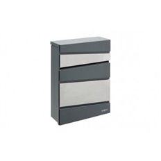 Buzon Exterior Acero/Inox Flysch Antracita/Inox 27,5 X 36,5
