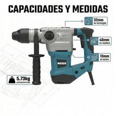 MARTILLO 1500W 5.5 J WESCO