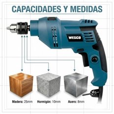Taladro Percutor Con Cable 550W