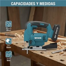 Sierra Calar 18V Bateria De 2.0 Ah Y Cargador