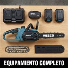 Motosierra Bateria 2 X 18V 30 Cm