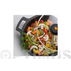 Cacerola Baja 30Cm Con Tapa Induccion Aluminio/Fundido Efficent Bra
