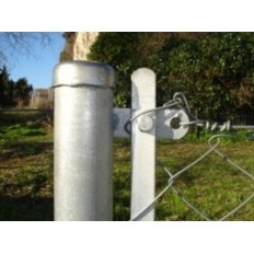 Poste Cercado 1Mt Arranque Vimasa Acero Cincado Sin Brazo