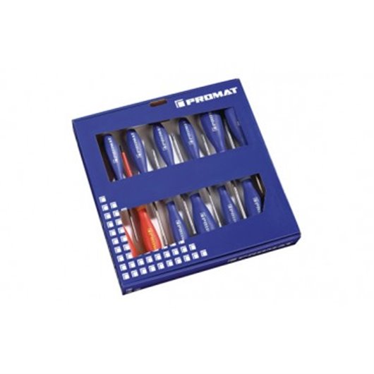 Destornilladores Xxl Pl/Ph/Pz/Tx Juego 13 Pzas Promat