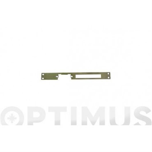 Frontal Placa Larga L Cerradero Electrico Inox Dorcas CAJA 10 UDS