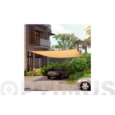 Toldo Vela Sombreo Cuadrado Grade Sail 340 Gr 5,4X5,4 M Tier