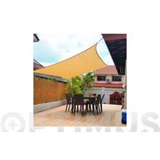 Toldo Vela Sombreo Cuadrado Grade Sail 340 Gr 5,4X5,4 M Tier