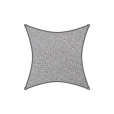 Toldo Vela Sombreo Cuadrado Grade Sail 340 Gr 5,4X5,4 M Gris Claro Coolaroo