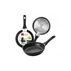 Sarten 20Cm Antiadherente Teflon Induccion Alu.Forj Piedra Quarz Quid