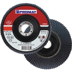 Disco Abrasivo De Laminas Diam. 125 Mm Granulacion 60 Conico