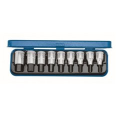 Llave Vaso Punta Hexag 1/2 5-17Mm Jgo 9Pz In 19 Pm Gedore