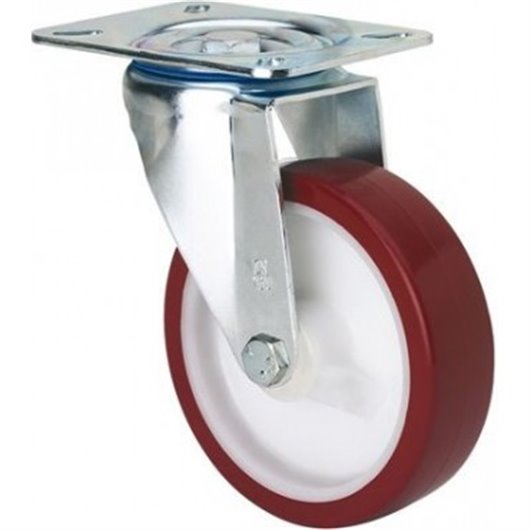 Rueda Gir. Pu 10Zvll100-Pol 110 X 32 130 Kg Alex