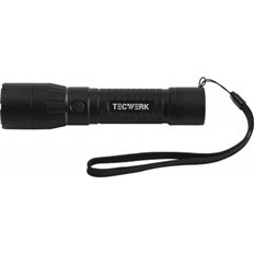 Linterna Led 100-3000 Lm Linterna De Alto Rendimiento Li-Ion Negro Promat Promat