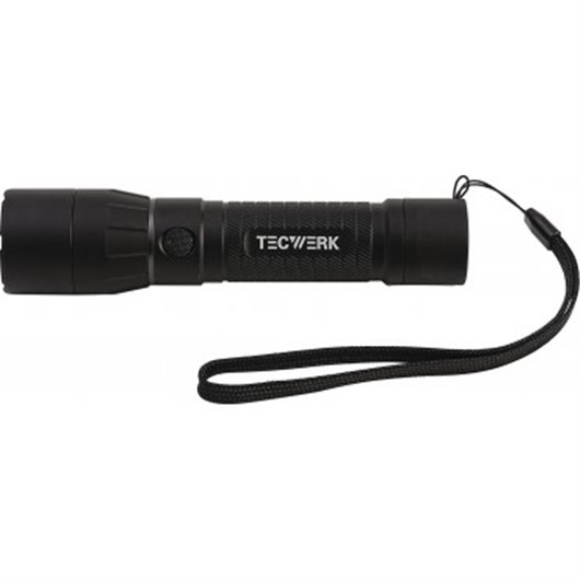 Linterna Led 100-3000 Lm Linterna De Alto Rendimiento Li-Ion Negro Promat Promat