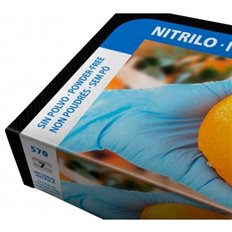 Guante Desechable Nitrilo Azul 50 Uds Juba