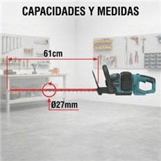 Cortasetos Bateria 2 X 18 V 61 Cm