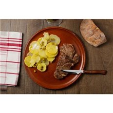 Cuchillo Cocina Chuletero 110Mm Mango Madera  Inox Arcos 371501