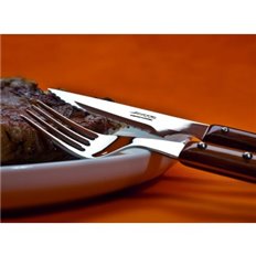 Cuchillo Cocina Chuletero 110Mm Mango Madera  Inox Arcos 371501