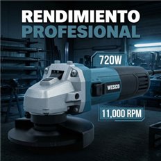 Amoladora Con Cable 115Mm 720W Wesco