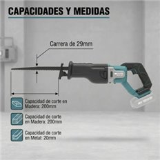 Sierra Sable 18V Corte 29Mm Wesco