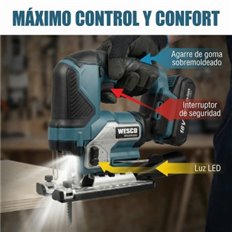 Sierra Calar 18V Corte 26Mm Wesco